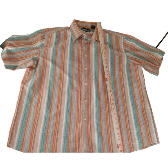 Pronti Collection by Phita Mens 3XL Shirt Short Sleeve Button Up - Picture 5 of 12